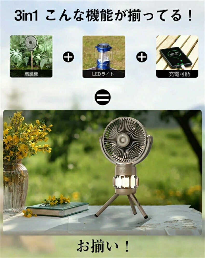 扇風機 リモコン付き 自動首振り 大容量バッテリー 卓上扇風機 熱中症対策 ミニ扇風機 静音 静か 角度調節 持ち運び 携帯 エコ 軽量 手持ち 送風機 小型扇風機 節電 ミニファン USB 充電 コンパクト 夏 強力 静音 三脚 スタンド 吊り下げ