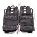 Roeg ローグ 牛革 レザーグローブ "FNGR Graphic glove" ブラック カウハイド 3シーズン仕様 バイク用 アクセサリー ヴィンテージテイスト レトロ プロテクター装備 送料無料 即納