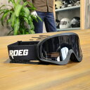 Roeg ローグ ゴーグル "Peruna RFNFR goggle black" ブラック スモークレンズ 眼鏡着用可能 クラシックスタイル モダンヴィンテージ ジェットヘルメット オフロードヘルメット バイク用アクセサリー 安心の即納です 送料無料 MikeRide