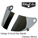 【SALE】Biltwell ビルトウェル Gringo S(ECE R22.05規格)GEN 2 交換用フラットシールド 【クロームミラー】送料無料 即納 フ...