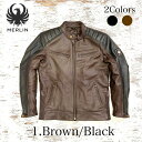 【日本初上陸】MERLIN マーリン パンチングレザージャケット 2色(ブラック/ブラック&ブラウン) "Chase II D3O Perforated Jacket" 牛革 D3Oプロテクター装備 中綿ライナー 春夏向け 撥水レザー バイク 送料無料 正規総代理店 MikeRide