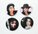 〇【 マイケル ジャクソン MICHAEL JACKSON 】『 Sサイズ セット 【a】』缶バッジ ピンバッチ アクセント 缶バッチ キーホルダー アメリカ雑貨