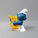 〇【 スマーフ smurf 】『 20070 ハープ スマーフ PVC フィギュア 』キャラクター コレクション プレゼント インテリア 置物 ディスプレイ 人...
