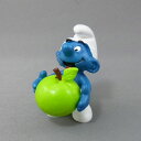 〇【 スマーフ smurf 】『 20160 スマーフ PVC フィギュア 青りんご 』キャラクター コレクション プレゼント インテリア 置物 ディスプレイ ...
