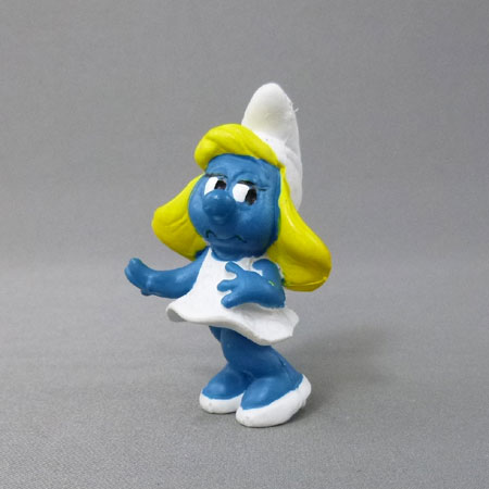 〇【 スマーフ smurf 】『 20034 スマーフェット タッチヘア PVC フィギュア 』キャラクター コレクション プレゼント インテリア 置物..