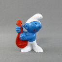 〇【 スマーフ smurf 】『 20013 ギター Lute スマーフ PVC フィギュア 』キャラクター コレクション プレゼント インテリア 置物 ディスプレイ 人気 おすすめ アメリカ雑貨　音楽