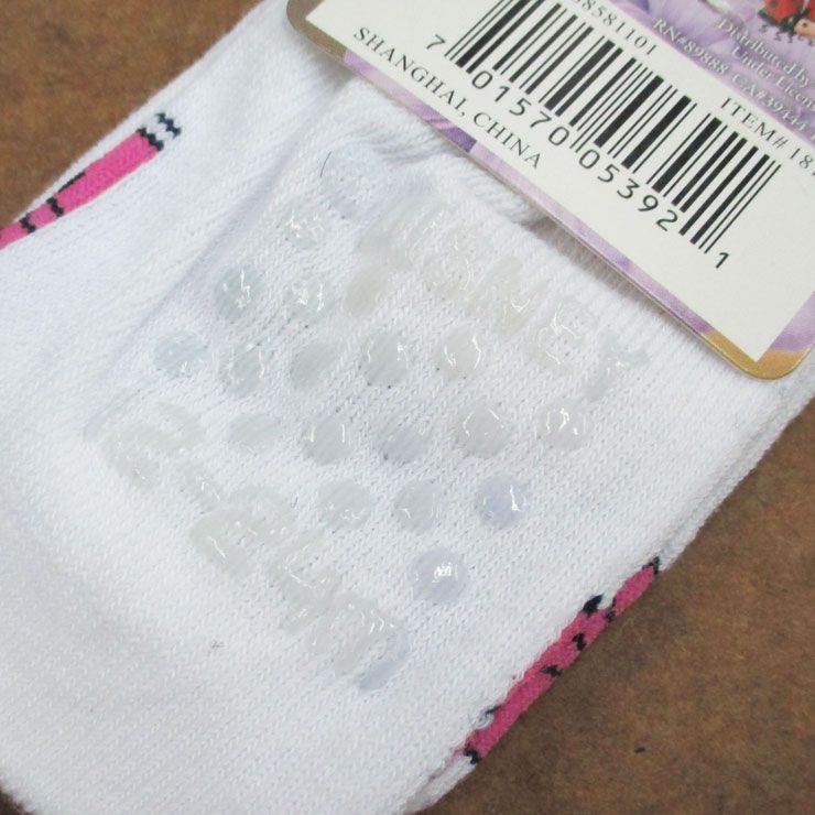 【ディズニー/Disney】キッズソックス『ティンカーベル/花（WH）』靴下・キャラクター・ピーターパン・妖精・アメキャラ・子供用