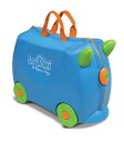 ◎　TRUNKI トランキ TERRANCE Blue （ブルー） 英国発！ポップでキュートなお子様サイズのスーツケース　キャリーバック　旅行　トラベル　キッズ　おもちゃ箱　ファンシー　かわいい
