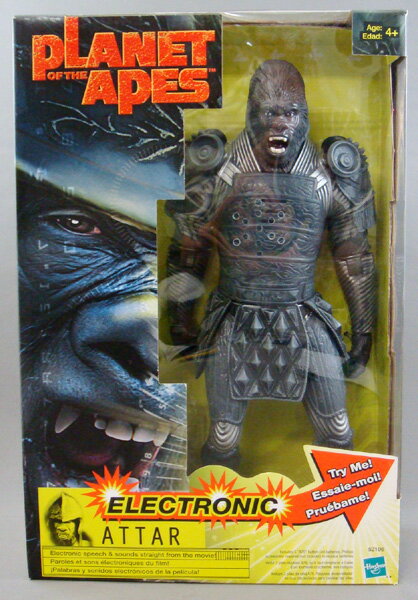 〇【 猿の惑星 PLANETofTheAPES 】『 アター ATTAR エレクトロニック トーキングフィギュア 』 Hasbro ハズブロ フィギュア 映画 コレクション 雑貨 輸入雑貨 アメリカ雑貨 アメリカ直輸入 アクションフィギュア