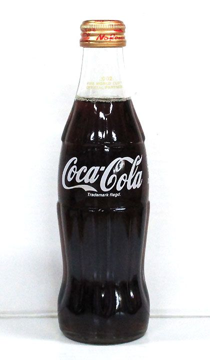 △【コカコーラ/Coca Cola】ボトル 『2002 FIFA ワールドカップ 日韓／未開封』カンパニーグッズ・コレクション・記念ボトル