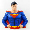 キャラクター貯金箱 〇【SUPERMAN スーパーマン】 『 バスト バンク 貯金箱 』キャラクター スーパーヒーロー ヒーロー 人気 DCコミックス DC アメキャラ アメコミ アメリカン雑貨 アメリカ雑貨 アメ雑 おすすめ インテリア 置物