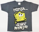 〇【 スポンジ ボブ Sponge Bob 】『 NINJA... Tシャツ (杢ダークGY) ユー ...