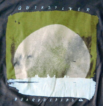 【クイックシルバー/quiksilver】Tシャツ 『BOARDRIDING（ダークGY）』 サーファー・サーフブランド・オーストラリア・アメリカ