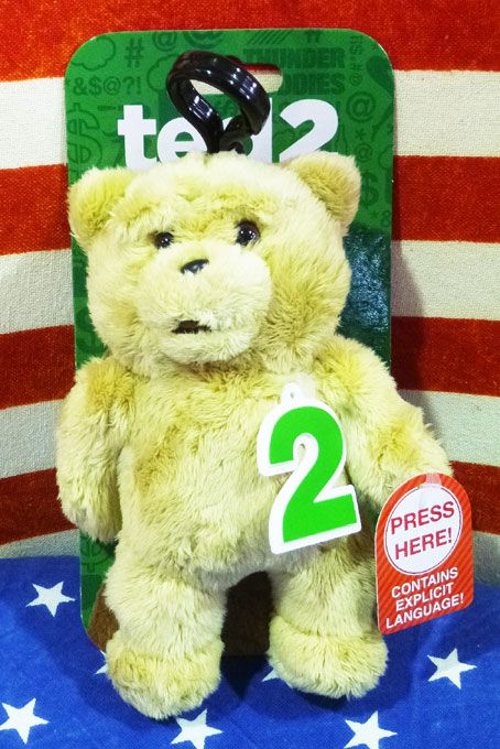 ◎わけあり【 テッド ted 】『 キーフック ノーマル 』ted2 キーホルダー ぬいぐるみ くま クマ 映画 クリスマス プレゼント プラッシュ 人形 かわ...