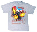 ◎【 マーベル/Marvel 】『 アイアンマン3 (GY) / ユースLG プリント Tシャツ』Tシャツ 半袖 シャツ 日本未発売 アメカジ カジュアルファッション ironman アイアンマン アメコミ アメキャラ ファッション雑貨 アメリカ雑貨 アメ雑 雑貨