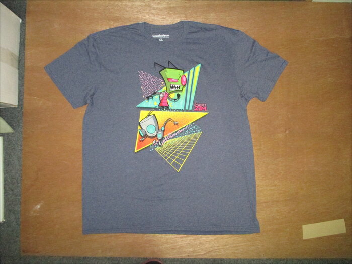 ◎【 nickelodeon/ニコロデオン 】『 NVADER ZiM (杢NV) / プリント Tシャツ』Tシャツ 半袖 シャツ 日本..