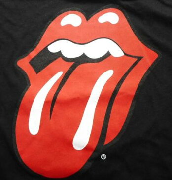 【ローリング ストーンズ/Rolling Stones】大人・ロングTシャツ『ロゴマーク/ Lサイズ(BK×WH)※ワケあり※』海外バンド ロックバンド アメリカン雑貨
