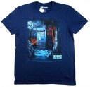 〇【 ドクター フー DOCTOR WHO 】『 ターディス POLICE BOX Tシャツ (NV) 』大人 メンズ レディース 半袖 TARDIS イギリス ドラマ 海外テレビ ドクターフー 1963年 BBC 映画 movie ムービー 人気 おすすめ