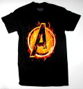 〇【 アベンジャーズ THE AVENGERS 】『 インフィニティウォー Tシャツ （BK） 』大人 メンズ レディース マーベル Marvel アメキャラ アメコミ アベンジャーズ インフィニティウォー 半袖 fashion ファッション 人気 おすすめ