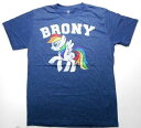 〇 『 BRONY (NV) 』大人 レディース Tシャツ MLP アメキャラ ポニー フェアリー かわいい 人気 馬 半袖 ファッション アパレル コーディネート コーデ 夏コーデ リンクコーデ おしゃれ