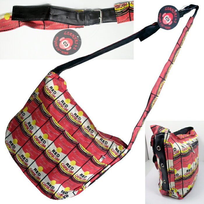 ◎【ショルダーバッグ】　『缶詰』レッドパプリカ