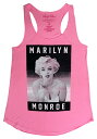 〇【 マリリン モンロー Marilyn Monroe 】『 MARILYN MONROE（PK）タンクトップ 』マリリンモンロー 女優 アメリカン雑貨 アメT アメ雑 映画 有名人Tシャツ 人物 かわいい 人気 おすすめ おしゃれ きれい カジュアル