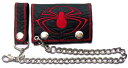 〇ワケあり【 スパイダーマン SPIDER-MAN 】『 チェーン付きウォレット 蜘蛛 スパイダー柄 5個セット 』 本革 財布 サイフ マーベルMARVELア...