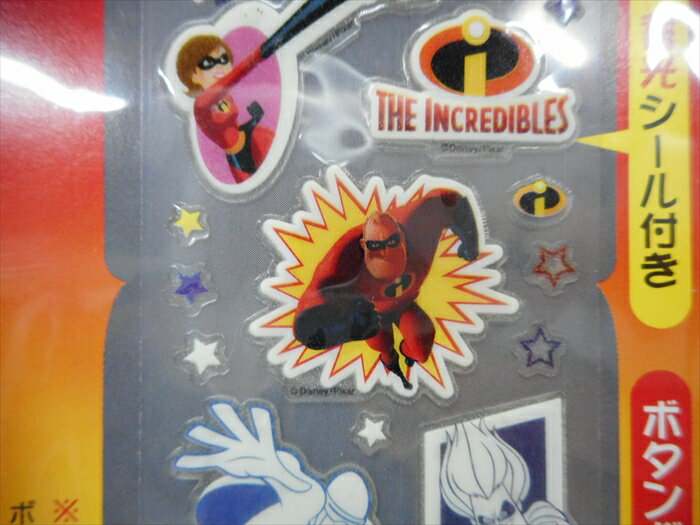 ◎〇【Disney】ミスターインクレディブル【The Incredibles】ガラケーデコシールディズニー