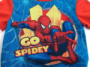 ※ワケあり※【スパイダーマン/SPIDER MAN】ベビーパジャマセットカーズ　ディズニー　アニメ　アメコミ　アメリカ雑貨　アメ雑