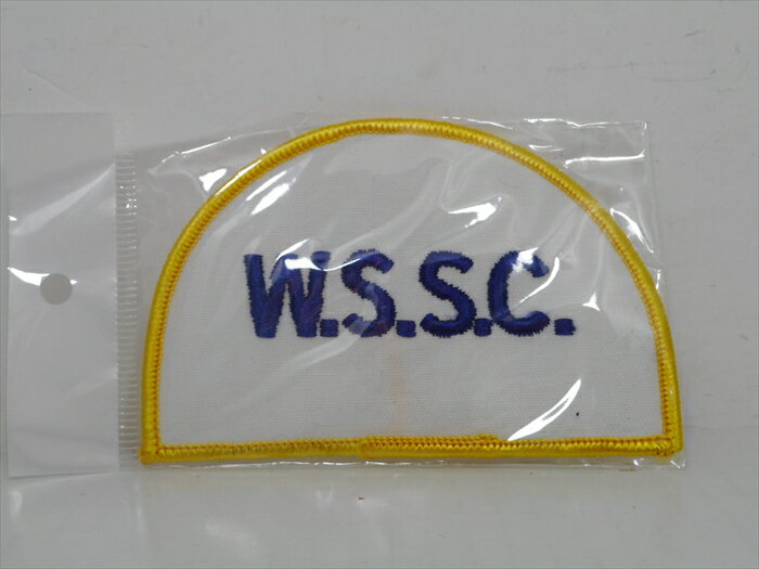 〇ワッペンW.S.S.Cアメリカ雑貨　手芸用品　ロゴ
