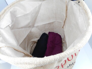 バスケット『SOCKS RED』ランドリー 折り畳み ケース 収納 麻 植木 カバー 靴下 小物入れ ミニサイズ おしゃれ インテリア 新生活 家具 便利 カゴ