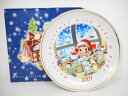 〇 ペコちゃんポコちゃん 2001クリスマスのお皿プレゼント サンタクロース かわいい ファンシー レトロ