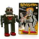 スモーキングロボットスペースマン Smoking Space Man 【ダークグレー】　ブリキ その1