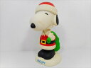 わけあり【スヌーピー SNOOPY】ボビンヘッド『クリスマス』ファンコ FUNKO BOBBLE HEAD サンタクロース フィギュア レトロ かわいい ファンシー キャラクター ピーナッツ PEANUTS