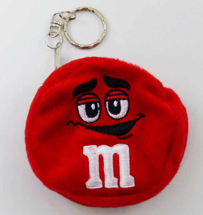 【M&M's/エムアンドエムズ】レッド　コインケース・小物入れ【レターパックOK☆】 アメリカン雑貨・アメリカ雑貨・アメ雑　プレゼント