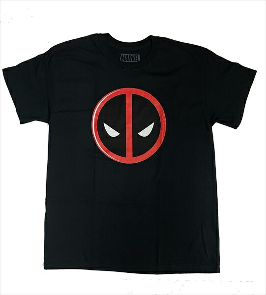 〇【 マーベル MARVEL 】『 デッドプール DEADPOOL フェイス Lサイズ (WH) 』大人 メンズTシャツ サムズアップ アメキャラ キャラクター キャラクターTシャツ アメコミ 映画　デップー コミック ロゴTシャツ