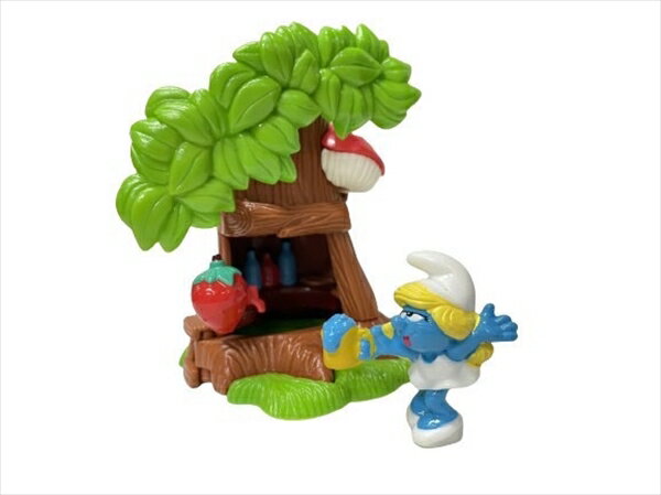 〇【 Smurf スマーフ 】『 スマーフェット 木のお店 カプセル入り 』キンダーサプライズ ベルギー 妖精..