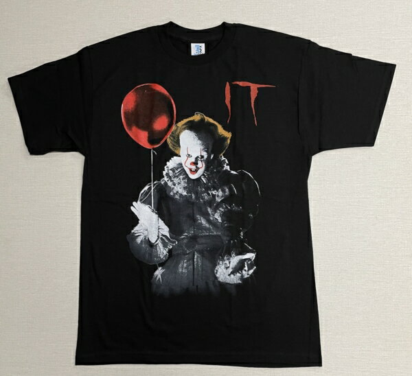 楽天アメリカ雑貨　マイクのおもちゃ箱〇【 IT イット ザムービー 】『 Tシャツ （ BK ） 映画 』映画 アメリカ雑貨 アメカジ ドクロ ホラー 半袖 レディース メンズ ファッション　アメリカ雑貨 アメ雑 ロックTシャツ バンドTシャツ