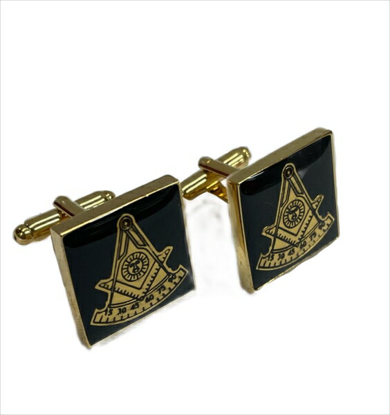 ◎フリーメイソン カフスボタン　CFL-102Masonic　Cuffs/ Freemasonsアメリカン雑貨・アメリカ雑貨・アメ雑・カフスリンクス
