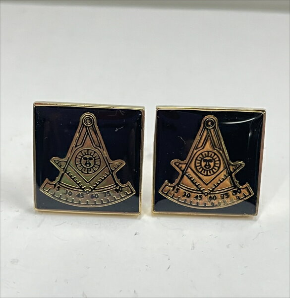 ◎フリーメイソン カフスボタン　CFL-102Masonic　Cuffs/ Freemasonsアメリカン雑貨・アメリカ雑貨・アメ雑・カフスリンクス