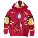 〇 アイアンマン【 IRON MAN 】 『 なりきりパーカー アメリカ Sサイズ 』 ジップパーカー・ジップアップパーカー MARVEL・マーベル・アメキャラ・アメコミ・アメリカン雑貨・アメリカ雑貨・アメ雑 コスチューム
