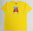 〇【 カーズ Cars 】『 Tシャツ Cars Racers マックィーン Lサイズ (YE)』ピクサー Pixar 車 ディズニー disney ピクサー ...