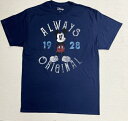 ◎【 Disney/ディズニー 】『 ミッキー Always Original 1928Tシャツ (NV) / プリント Tシャツ』大人 アメキャラ キャラクターTシャツ ユニセックス ファッション 半袖 ミッキーマウス MICKEY MOUSE リゾート ファッション アメリカ雑貨 アメ雑 雑貨