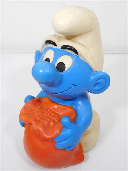 ◎【 スマーフ smurf 】『 袋を抱えたスマーフ PVC フィギュア 』パイレーツ キャラクター コレクション プレゼント インテリア 置物 ディスプレイ 人気 おすすめ アメリカ雑貨