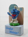 ◎わけあり【 スマーフ smurf 】『 台付きフィギュア スマーフ 指揮者(指揮棒なし) 』キャラクター コレクション プレゼント インテリア 置物 ディスプ...