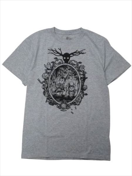 ◎【 オーバー・ザ・ガーデンウォール/Over the Garden Wall 】『 ワートとグレッグ Tシャツ ( グレー ) Sサイズ 』大人 ジュニア 半袖 おすすめ 人気 おしゃれ キャラクター fashion ファッション アメリカ雑貨 アメリカアニメ