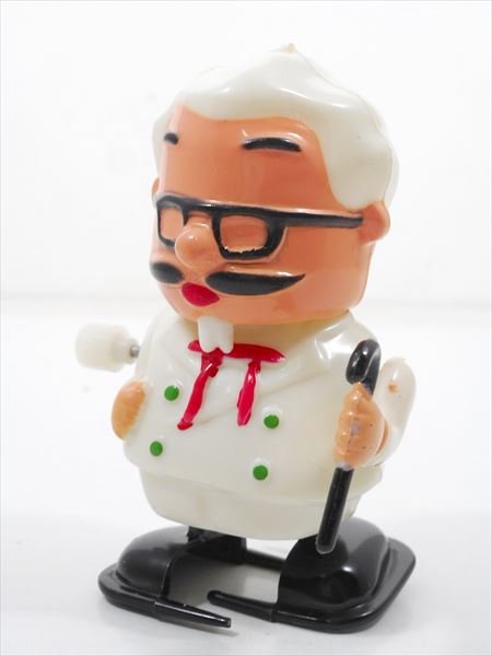 ◎わけあり【 wind up トコトコ 】『 カーネル・サンダース 』ケンタッキーフライドチキン ケンタッキー KFC アメキャラ アメリカン雑貨 アメリカ雑貨 カーネル カーネルおじさんのサムネイル