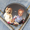 ◎【 チャイルド・プレイ/Child's Play 】『 チャッキー/Chucky 缶バッジ 』ホラー 恐怖 映画 アメリカ映画 アニメ バッチ バッジ バッヂ canbatch can batch