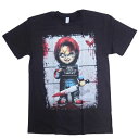 ◎【チャイルド プレイ/Child 039 s Play】『 CHUCKY マグショット / プリント Tシャツ 』Tシャツ 半袖 シャツ 日本未発売 アメカジ カジュアル ファッション 映画 Movie ドラマ チャッキー ファッション雑貨 アメリカ雑貨 アメ雑 雑貨