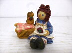 ◎【 ラガディ・アン＆アンディ 】『677795 "Nothing's Nicer Than A Sharing Heart" Ann With Picnin Basket Coverd Box』Raggedy Ann and Andy アンティーク レトロ アメリカン雑貨 プレゼント かわいい 人気 キャラクター アメリカ直輸入 アメリカ雑貨